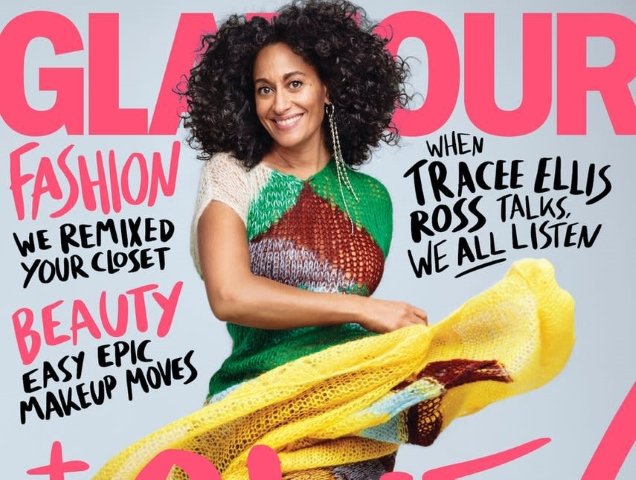 US Glamour February 2018 : Tracee Ellis Ross by Patrick Demarchelier