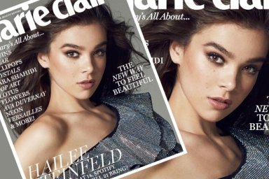 US Marie Claire February 2018 : Hailee Steinfeld by Kai Z Feng