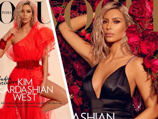 Vogue India March 2018 : Kim Kardashian West by Greg Swales