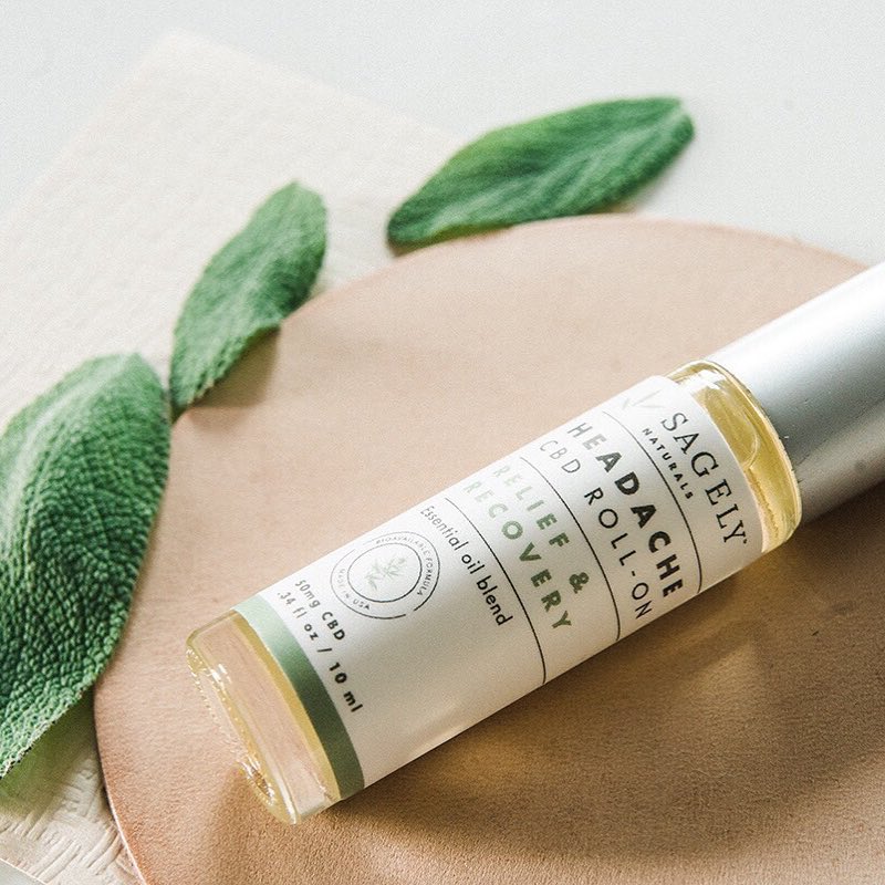 CBD Headache Roll-On from SAGELY Naturals