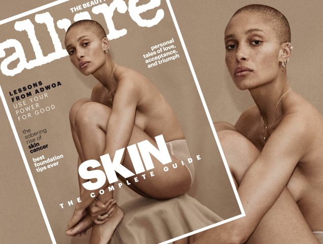 Allure April 2018 : Adwoa Aboah by Daniel Jackson