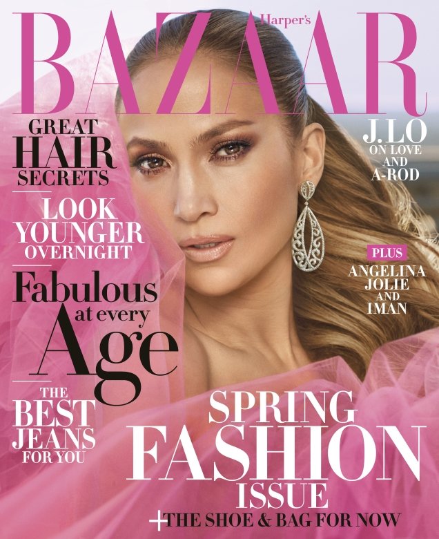 US Harper's Bazaar April 2018 : Jennifer Lopez by Mariano Vivanco