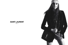 Saint Laurent Fall 2018 : Kaia Gerber by David Sims