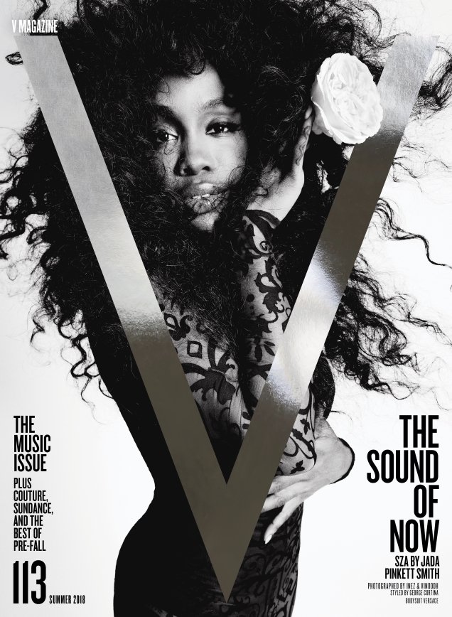 V Magazine #113 Summer 2018 : Dua Lipa & SZA by Inez & Vinoodh