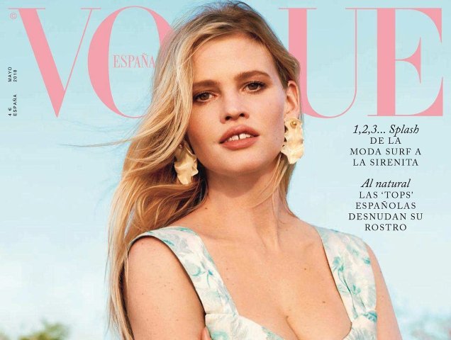 Vogue España May 2018 : Lara Stone by Bjorn Iooss