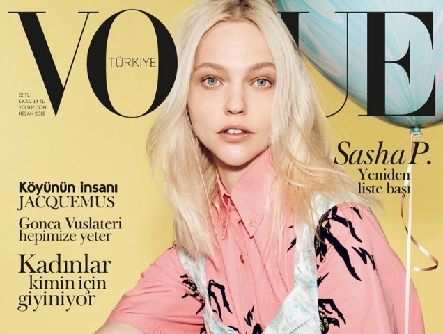 Vogue Turkey April 2018 : Sasha Pivovarova by Liz Collins