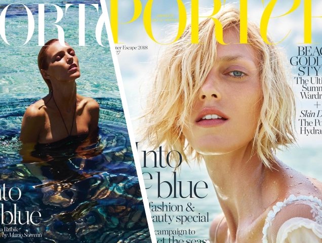 Porter #27 Summer Escape 2018 : Anja Rubik by Mario Sorrenti