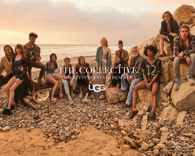 Frankie Horn, Gabrielle La Cascio, Daniel Hivner, Haden McKenna, Valerie von Sobel, Cheyenne Keuben, Kent Twitchell, Zackery Michael, Lola McDonnel, Fletcher Shears, Wyatt Shears, and Ari Fitz for UGG Spring 2018.