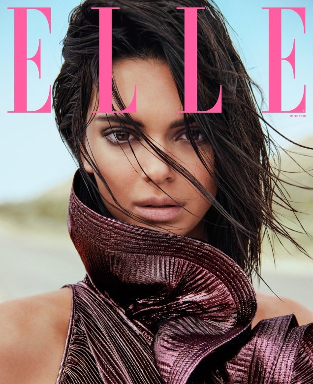 US Elle June 2018 : Kendall Jenner by Chris Colls