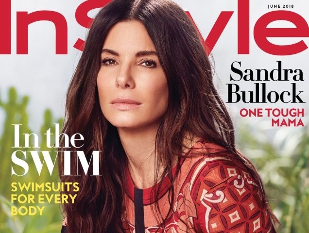 US InStyle June 2018 : Sandra Bullock by Carter Smith