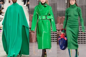 Kelly green on the Valentino and Marni Fall 2018 runways