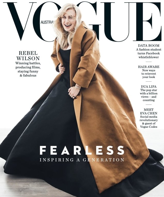 Vogue Australia June 2018 : Rebel Wilson by Nicole Bentley