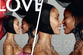 Love #20 F/W 2018.19 : Naomi Campbell & Adwoa Aboah by Mert Alas & Marcus Piggott