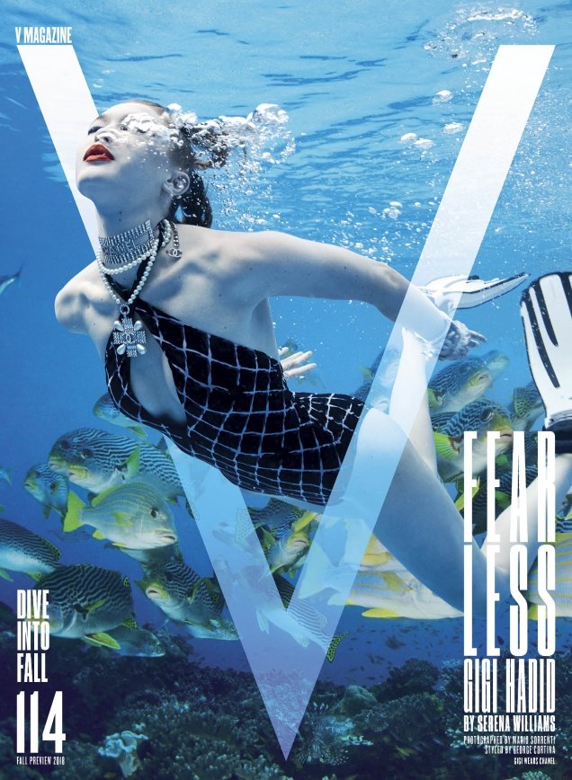 V Magazine #114 Fall Preview : Gigi Hadid by Mario Sorrenti