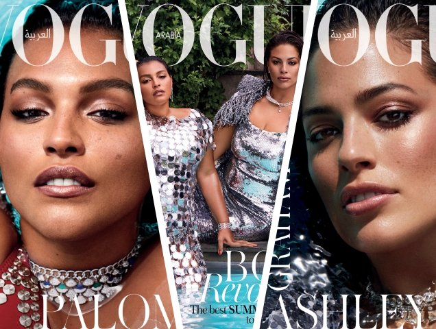 Vogue Arabia July/August 2018 : Paloma Elsesser & Ashley Graham by Miguel Reveriego