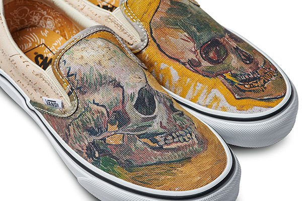 Vans x Vincent Van Gogh Skull Slip-on