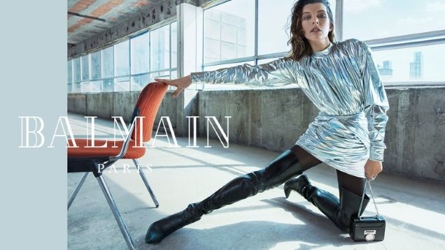 Balmain F/W 2018.19 : Milla Jovovich by An Le