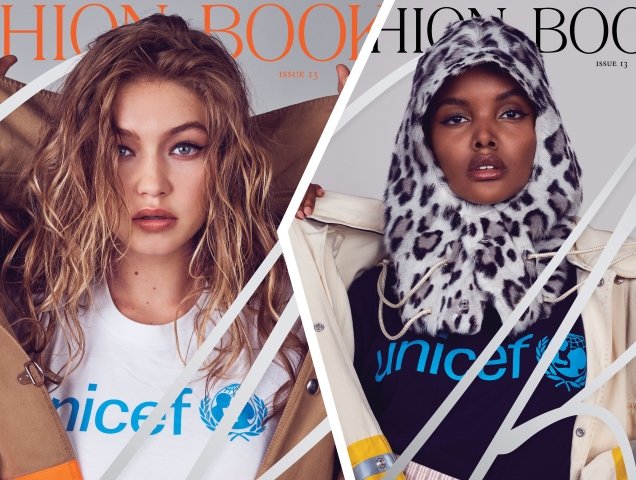 CR Fashion Book #13 F/W 2018.19 : Halima Aden & Gigi Hadid by Pieter Hugo