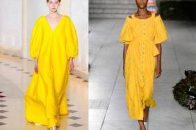 Gen Z yellow on the Emilia Wickstead and Carolina Herrera Spring 2018 runways