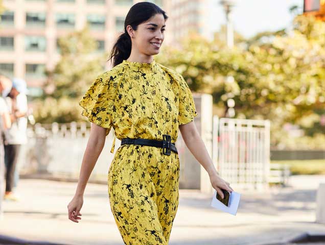 Gen Z yellow spotted at Spring 2018 New York Fashion Week