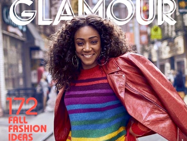 US Glamour September 2018 : Tiffany Haddish by Billy Kidd