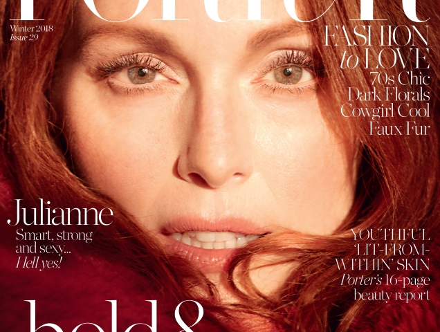 Porter #29 Winter 2018 : Julianne Moore by Camilla Akrans