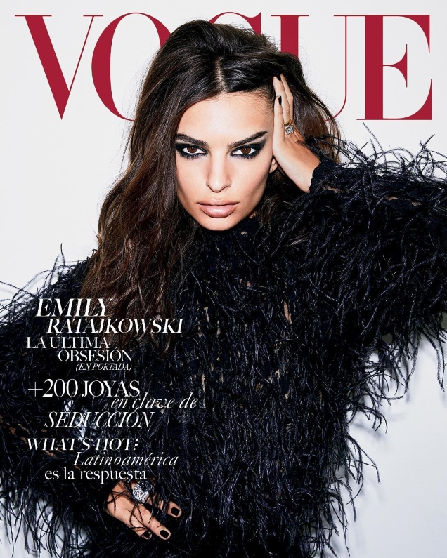 Vogue Mexico & Latin America October 2018 : Emily Ratajkowski by Carin Backoff