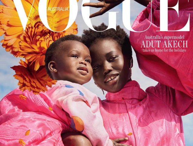 Vogue Australia December 2018 : Adut Akech by Charlie Dennington