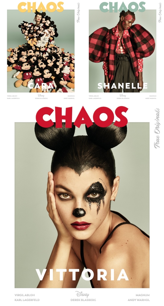 Chaos 'The Disney Issue' 2018 : Bella, Gigi, Karen, Vittoria, Cara & Shanelle by Luigi & Iango