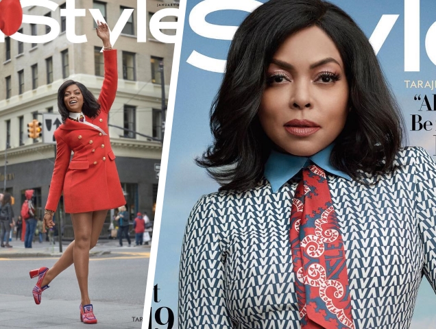 US InStyle January 2019 : Taraji P. Henson by Robbie Fimmano