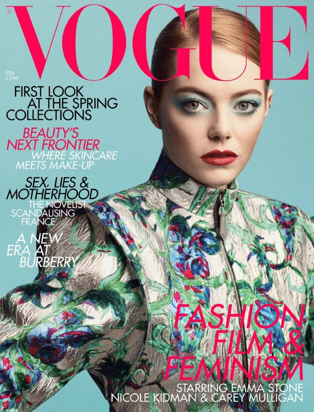 UK Vogue February 2019 : Emma Stone by Craig McDean