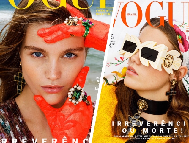 Vogue Brazil January 2019 : Luna Bijl by Martin Parr