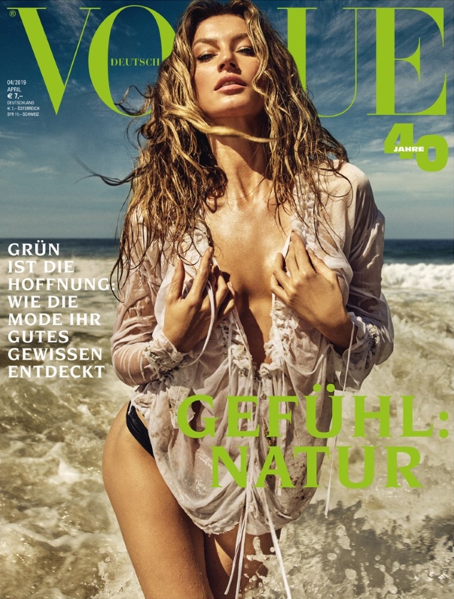 Vogue Germany April 2019 : Gisele Bündchen by Luigi & Iango