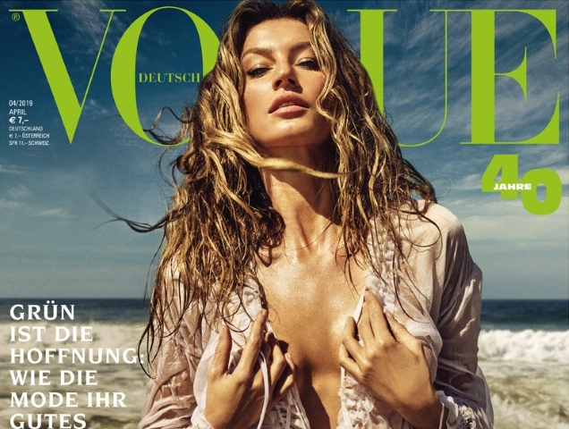 Vogue Germany April 2019 : Gisele Bündchen by Luigi & Iango