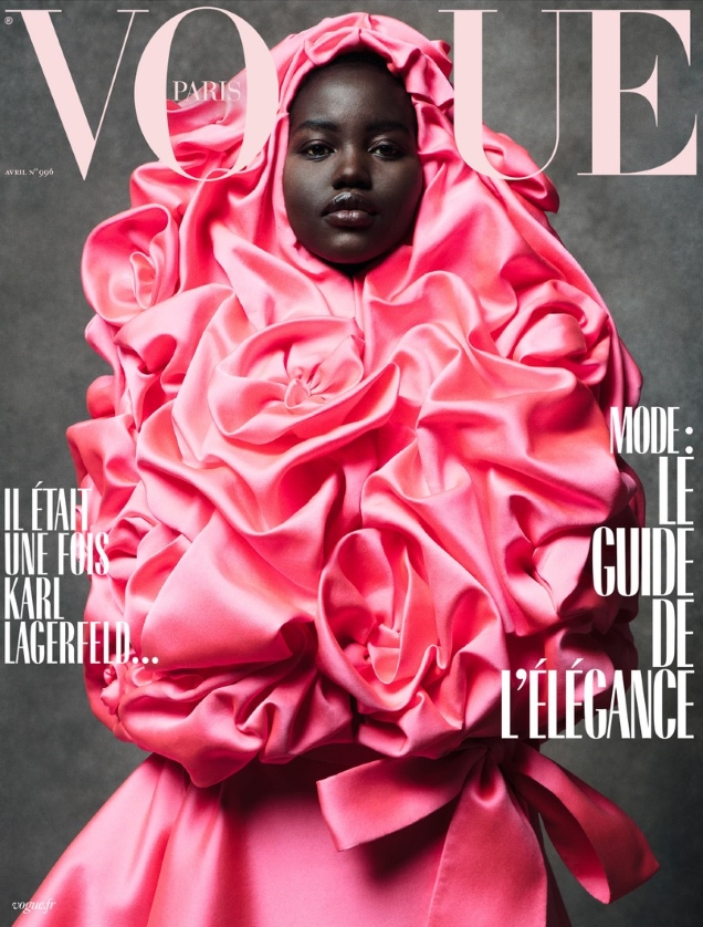 Vogue Paris April 2019 : Adut, Andreea & Raquel by Inez van Lamsweerde & Vinoodh Matadin