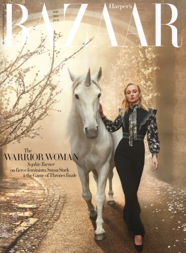 UK Harper’s Bazaar May 2019 : Sophie Turner by Richard Phibbs