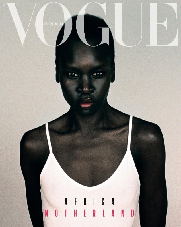 Vogue Portugal April 2019 : Alek Wek by Hugo Comte & Thado Hompa by Rhys Frampton