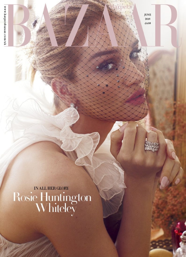 UK Harper's Bazaar June 2019 : Rosie Huntington-Whiteley by Alexi Lubomirski