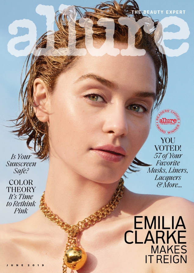 Allure June 2019 : Emilia Clarke by Marcus Ohlsson