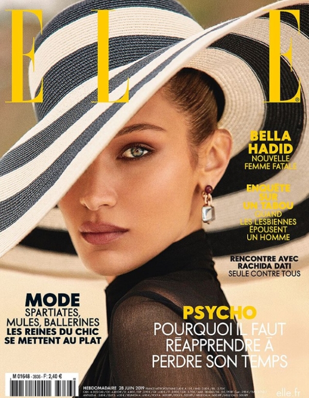 Elle France June 28, 2019 : Bella Hadid by Zoey Grossman