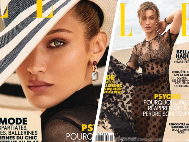 Elle France June 28, 2019 : Bella Hadid by Zoey Grossman