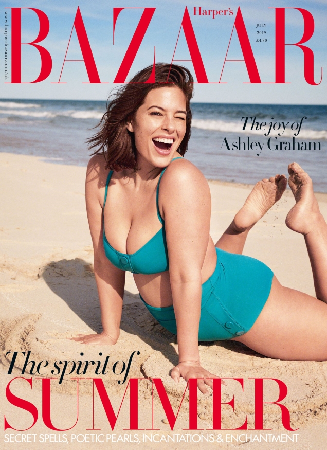 UK Harper’s Bazaar July 2019 : Ashley Graham by Pamela Hanson