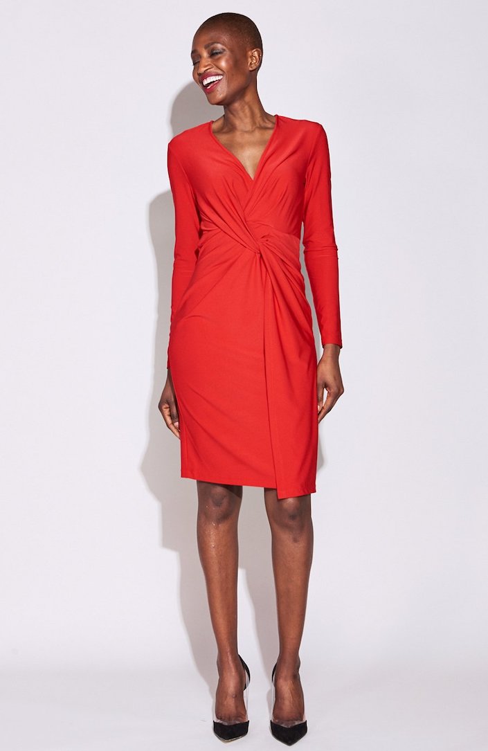 Serena Twist Front Dress.