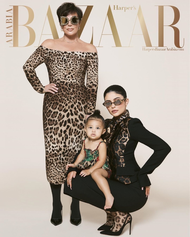 Harper’s Bazaar Arabia July/August 2019 : Kris Jenner & Kylie Jenner by The Morelli Brothers