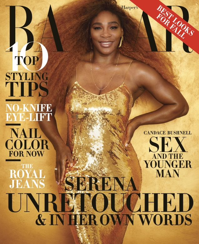 US Harper's Bazaar August 2019 : Serena Williams by Alexi Lubomirski