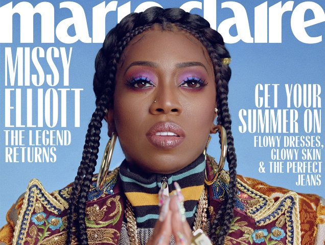 US Marie Claire August 2019 : Missy Elliott by Micaiah Carter