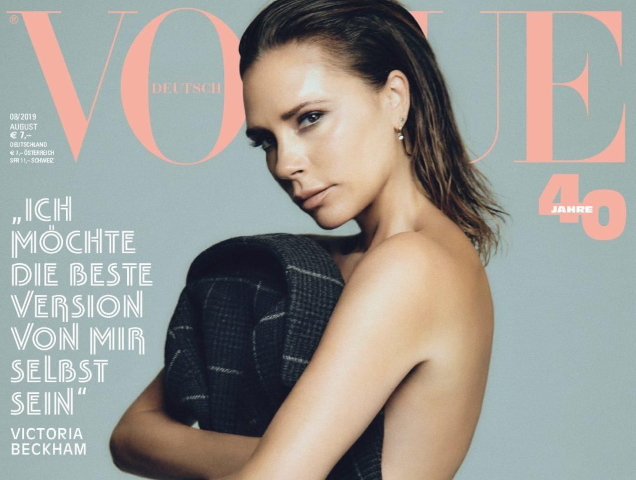 Vogue Germany August 2019 : Victoria Beckham by Chris Colls