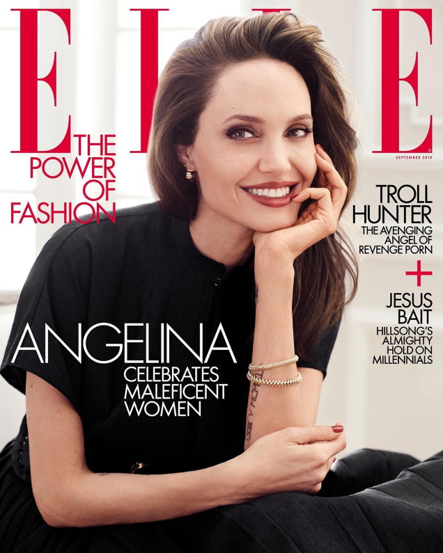 US Elle September 2019 : Angelina Jolie by Alexi Lubomirski