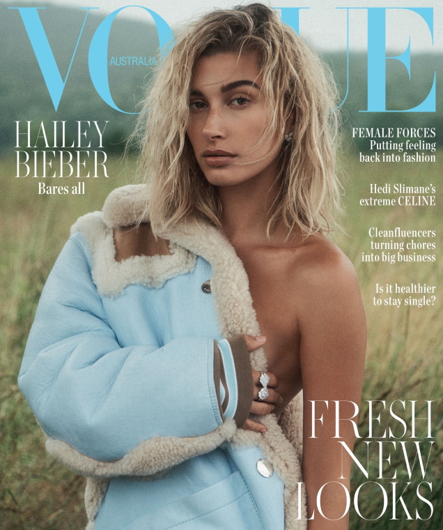 Vogue Australia October 2019 : Hailey Bieber by Lachlan Bailey