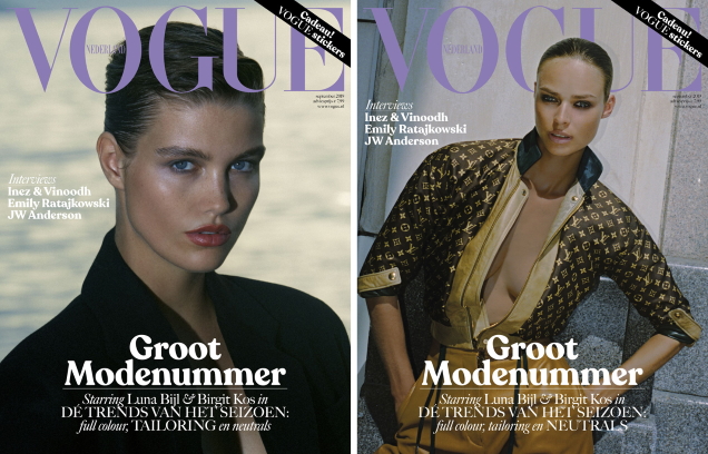 Vogue Netherlands September 2019 : Luna Bijl & Birgit Kos by Carlijn Jacobs